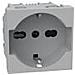 Presa 2 P+t 16 A 250vac Interasse 19 Mm E 26 Mm Serie Matixgo - Jg4140a16 - Foto miniatura 1