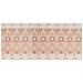 Tappeto Passatoia Tessuto Jacquard Linea Emozioni Dis Floreale Frizzy Rosato 57x140 Rosato - Foto miniatura 1