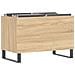 Mobile Porta Dischi Rovere Sonoma 74,5x38x48 Legno Multistrato - Foto miniatura 1