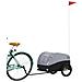 Rimorchio Da Bici Nero E Grigio 30 Kg In Ferro - Foto miniatura 3