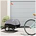 Rimorchio Da Bici Nero E Grigio 30 Kg In Ferro - Foto miniatura 1