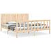 Giroletto con Testiera Super King Size in Legno Massello - Foto miniatura 2