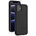 Cover Per Iphone 12 Mini Rigida In Silicone Soft Touch, Nero - Foto miniatura 2