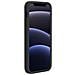 Cover Per Iphone 12 Mini Rigida In Silicone Soft Touch, Nero - Foto miniatura 3