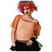 Maglia A Maniche Corte Donna Griglia Arancio - Foto miniatura 1