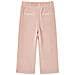Pantaloni Per Bambini In Velluto A Coste Rosa Chiaro 104 - Foto miniatura 2