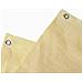 Tenda da Sole Telo Parasole 280x295 in HDPE con Anelli per Balcone Veranda Beige - Foto miniatura 2