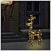 Renne E Slitta Decorazione Natale 90 Led 60x16x100 Cm Acrilico - Foto miniatura 2