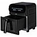 JEFR1230 friggitrice Singolo 6,2 L Indipendente 1700 W Friggitrice ad aria calda Nero - Foto miniatura 7