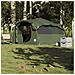 Tenda Familiare a Tunnel per 6 Persone Verde Oliva Impermeabile - Foto miniatura 2