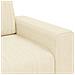 Divano Sedia Crema 60 cm Tessuto di Velluto a Coste - Foto miniatura 7