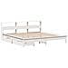 Letto Libreria senza Materasso Bianco 200x200 cm Legno di Pino - Foto miniatura 3