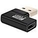 Adattatore Usb-c A Usb-a Maschio Piegato A Sinistra Carica E Trasferimento 10gbps, Nero - Foto miniatura 6