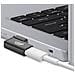 Adattatore Usb-c A Usb-a Maschio Piegato A Sinistra Carica E Trasferimento 10gbps, Nero - Foto miniatura 7