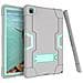Custodia Per Samsung Galaxy Tab A 10.1"" Supporto E Alloggiamento Per Stilo Grigio - Foto miniatura 3