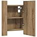 Mobile Bagno Specchio LED Rovere 40x12x45 cm Multistrato - Foto miniatura 8