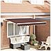 Tenda Retrattile Marrone 350 x 200 cm Poliestere e Alluminio - Foto miniatura 2