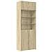 Armadietto Rovere Sonoma 80x42,5x225 cm in Truciolato - Foto miniatura 1