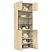 Armadietto Rovere Sonoma 80x42,5x225 cm in Truciolato - Foto miniatura 3