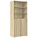 Armadietto Rovere Sonoma 80x42,5x225 cm in Truciolato - Foto miniatura 6