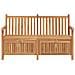 Panca da Giardino con Contenitore Marrone 150 x 60 x 90 cm - Foto miniatura 5