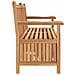 Panca da Giardino con Contenitore Marrone 150 x 60 x 90 cm - Foto miniatura 6