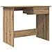 Scrivania rovere artigianale 100 x 50 x 76 cm Legno multistrato - Foto miniatura 1
