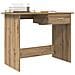 Scrivania rovere artigianale 100 x 50 x 76 cm Legno multistrato - Foto miniatura 3