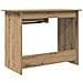 Scrivania rovere artigianale 100 x 50 x 76 cm Legno multistrato - Foto miniatura 8