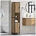 Mobile da Bagno rovere artigianale 35 x 37.5 x 188.5 cm - Foto miniatura 4