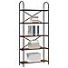 Libreria Rovere fumo 80 x 30 x 183 cm Legno multistrato - Foto miniatura 3