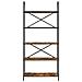 Libreria Rovere fumo 80 x 30 x 183 cm Legno multistrato - Foto miniatura 5