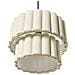 Lampadario Belessa Lino Beige Chiaro - Foto miniatura 4
