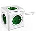 PowerCube Extended Type E prolunghe e multiple 1,5 m 5 presa (e) AC Interno Verde - Foto miniatura 1