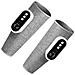 Set Di 2 Massaggiatori Wireless Per Gambe - Compressione Ad Aria, Calore, Regolabile, Ricaricabile Grey - Foto miniatura 3