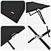 Letto da campeggio pieghevole 2 pcs Nero 206 x 76 x 74 cm - Foto miniatura 9