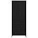 Credenza Rovere Nero 69,5 x 34 x 180 cm Legno multistrato - Foto miniatura 8