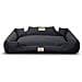 115x95 cm KINGDOG MM43 Cuccia per cani personalizzabile nera - Foto miniatura 4