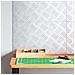Dischi Quadrati 4 pcs Argento 50 x 30 cm Alluminio - Foto miniatura 2
