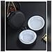 Mini Posacenere Portatile Rotondo Con Custodia Antiurto In Eva E Anello Per Appendere White+black - Foto miniatura 4