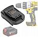 Adattatore Batteria Bosch 18v A Dewalt 18v Dw18ml - Compatibile Con Utensili Dewalt 18v | Costruzione Robusta, Montaggio Facile | Uso Versatile - Foto miniatura 1