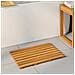 Tappeto da bagno Tinta unita Marrone 100 x 53 cm legno - Foto miniatura 2