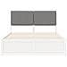 Letto con Testiera Rivestita Grigio chiaro 100 x 200 cm - Foto miniatura 4