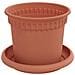 Vasi per Piante 24 pcs Rosso Mattone Ø 12,5 x 10 cm Plastica - Foto miniatura 5