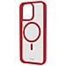 TEMAGCOLIP1661PR custodia per cellulare 16 cm (6.3") Cover Rosso, Trasparente - Foto miniatura 1