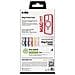 TEMAGCOLIP1661PR custodia per cellulare 16 cm (6.3") Cover Rosso, Trasparente - Foto miniatura 2
