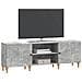 Mobile TV Grigio Cemento 150 x 31 x 50 cm Legno ingegnerizzato - Foto miniatura 2