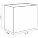 Vaso da giardino Argento 60 x 40 x 50 cm Acciaio zincato - Foto miniatura 7