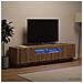 Mobile TV LED a 5 pezzi Rovere Artigianale Legno ingegnerizzato - Foto miniatura 2