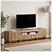Mobile TV LED a 5 pezzi Rovere Artigianale Legno ingegnerizzato - Foto miniatura 5